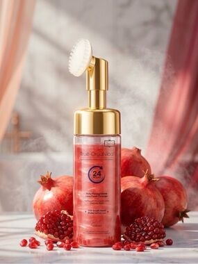 True-Organica Ruby Pomegranate Collagen Lava Foam Cleanser ~ Retail $180